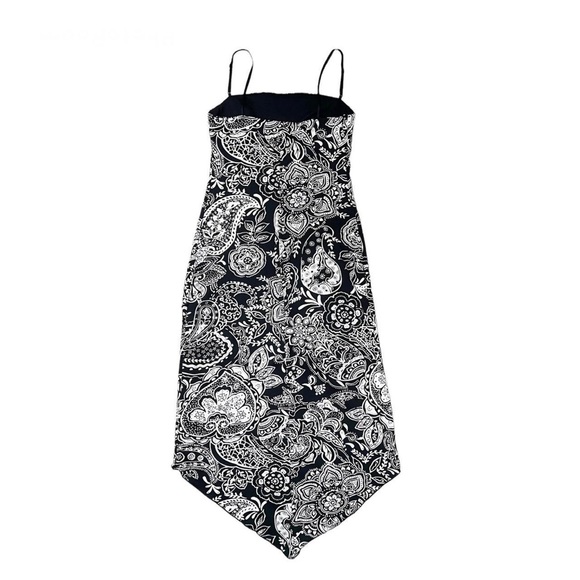 Vintage Y2K 90s City Triangles Paisley Midi Dress - Picture 3 of 3